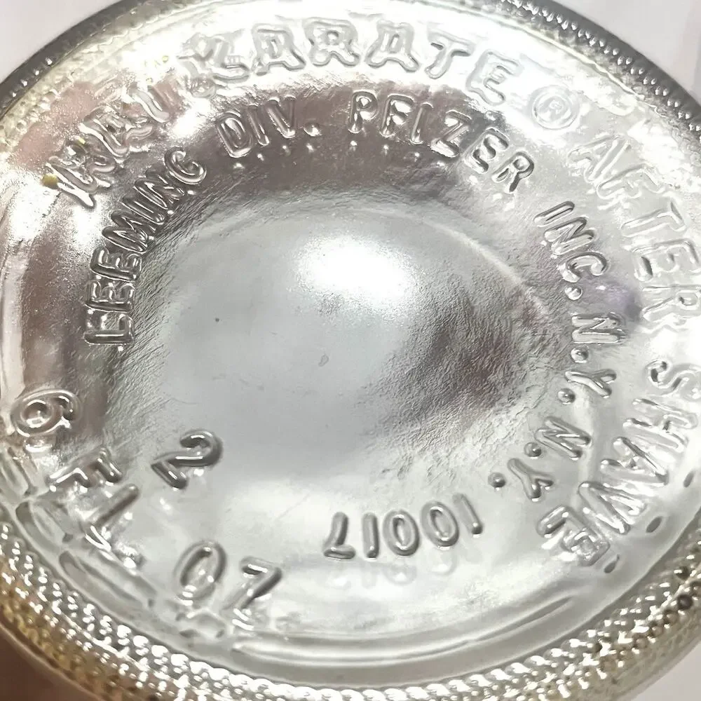 Hai Karate 1967 Knight Leeming Aftershave Bottle Vintage *Empty Bottle Set of 2